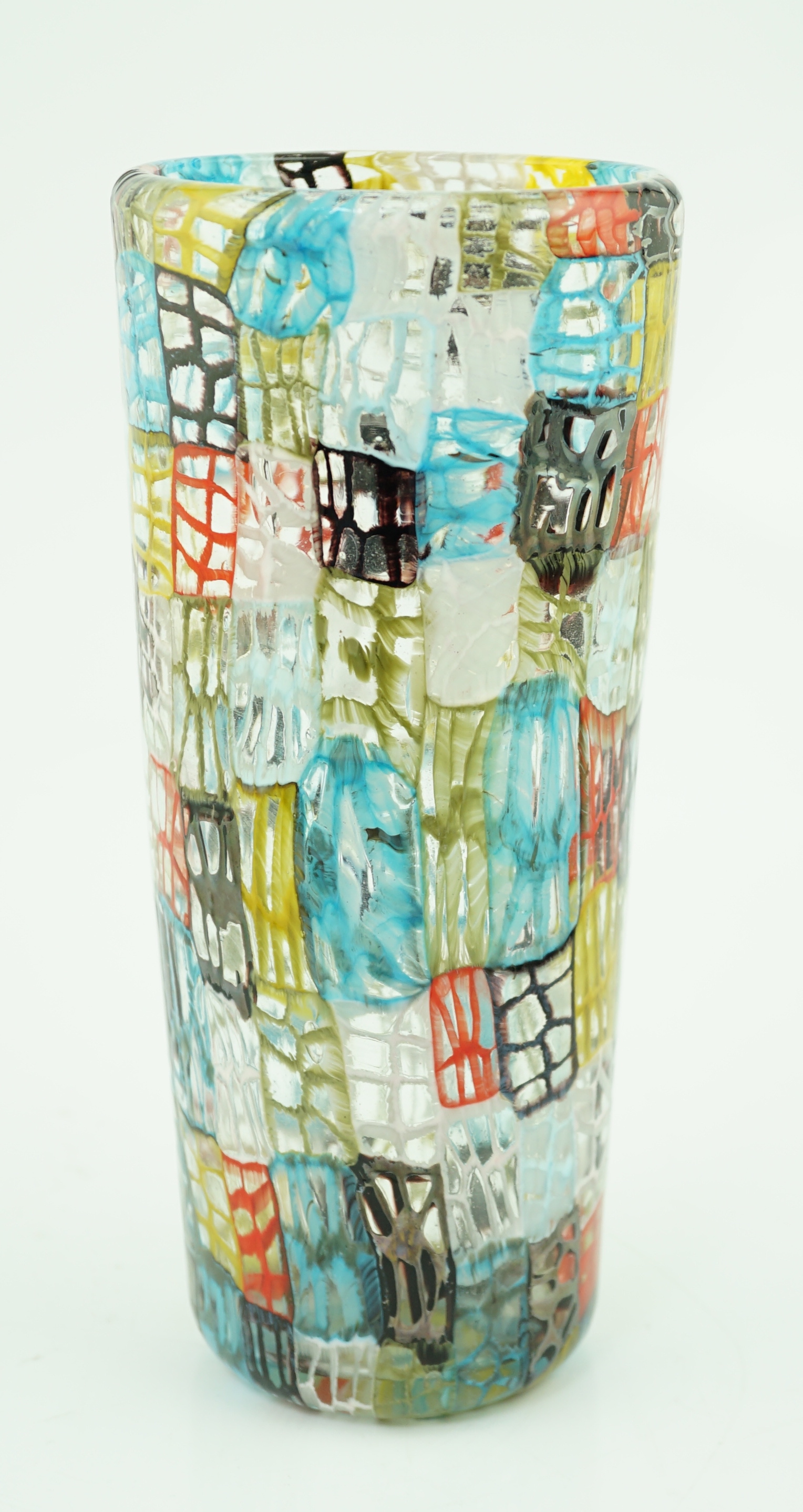Vittorio Ferro (1932-2012), a Murano glass Murrine vase